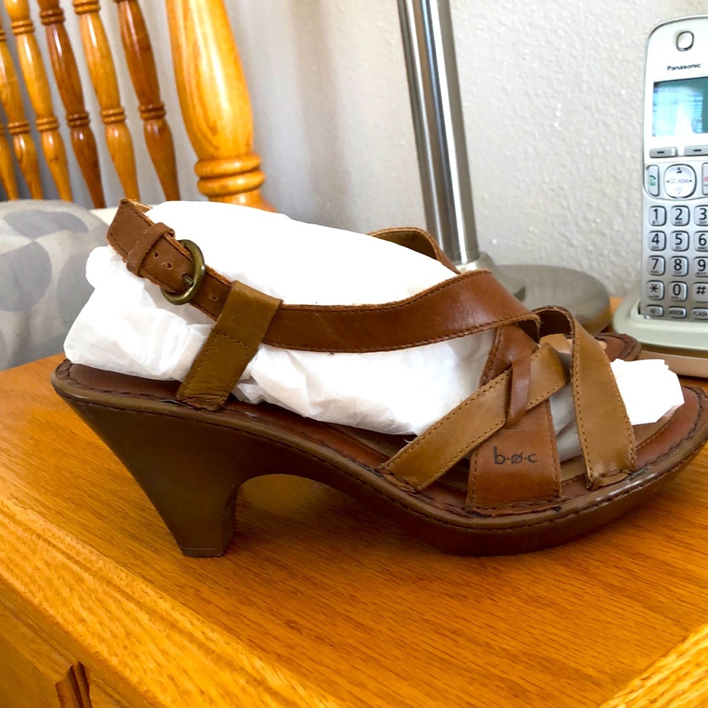 b.o.c. Tan Leather Sandal